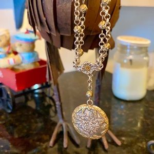 Brighton reversible necklace with adjustable chain